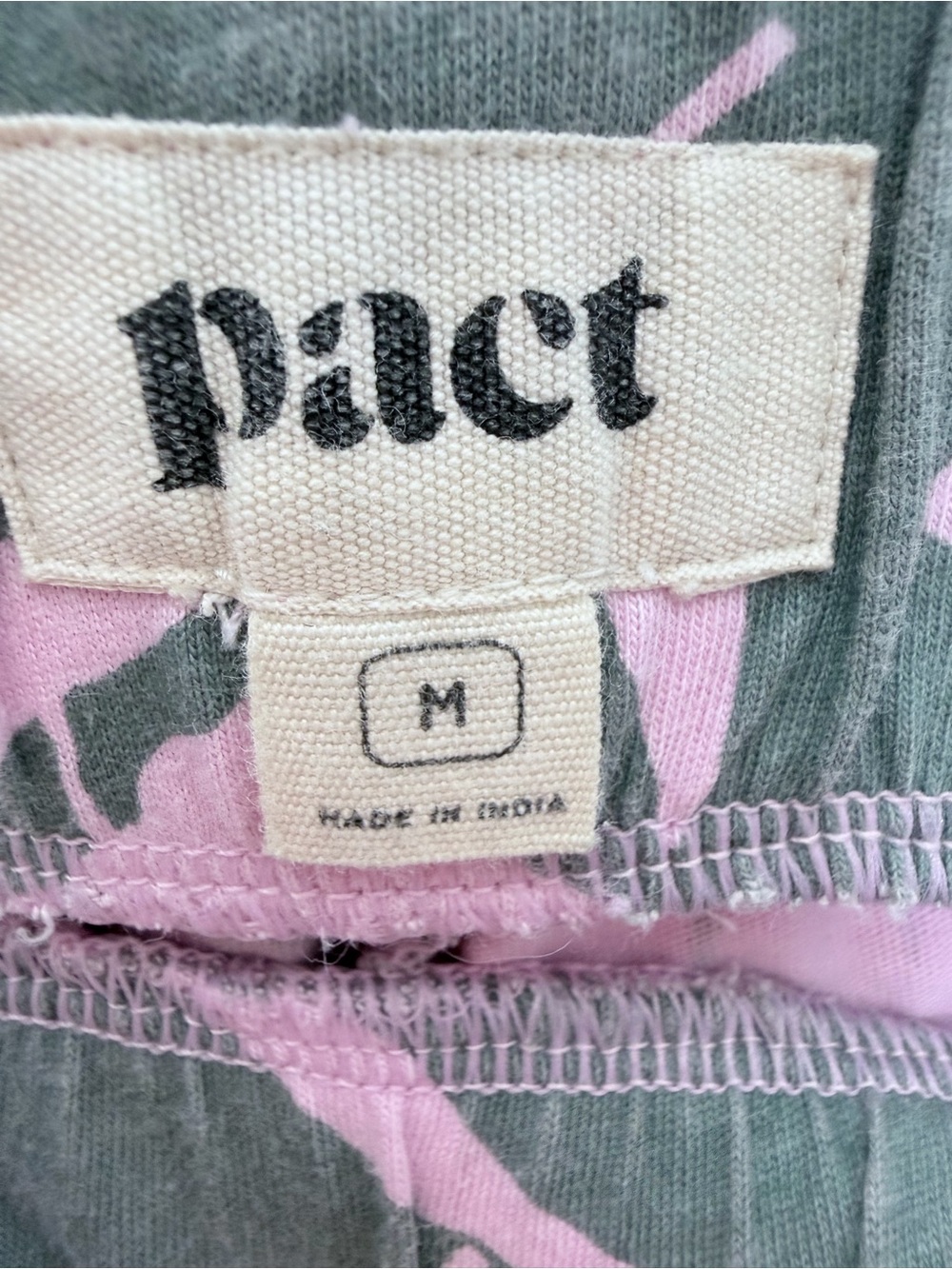 🌿💗 PACT SET 100% Organic Cotton Floral Robe & Pants Set M / M-L - Picture 13 of 14